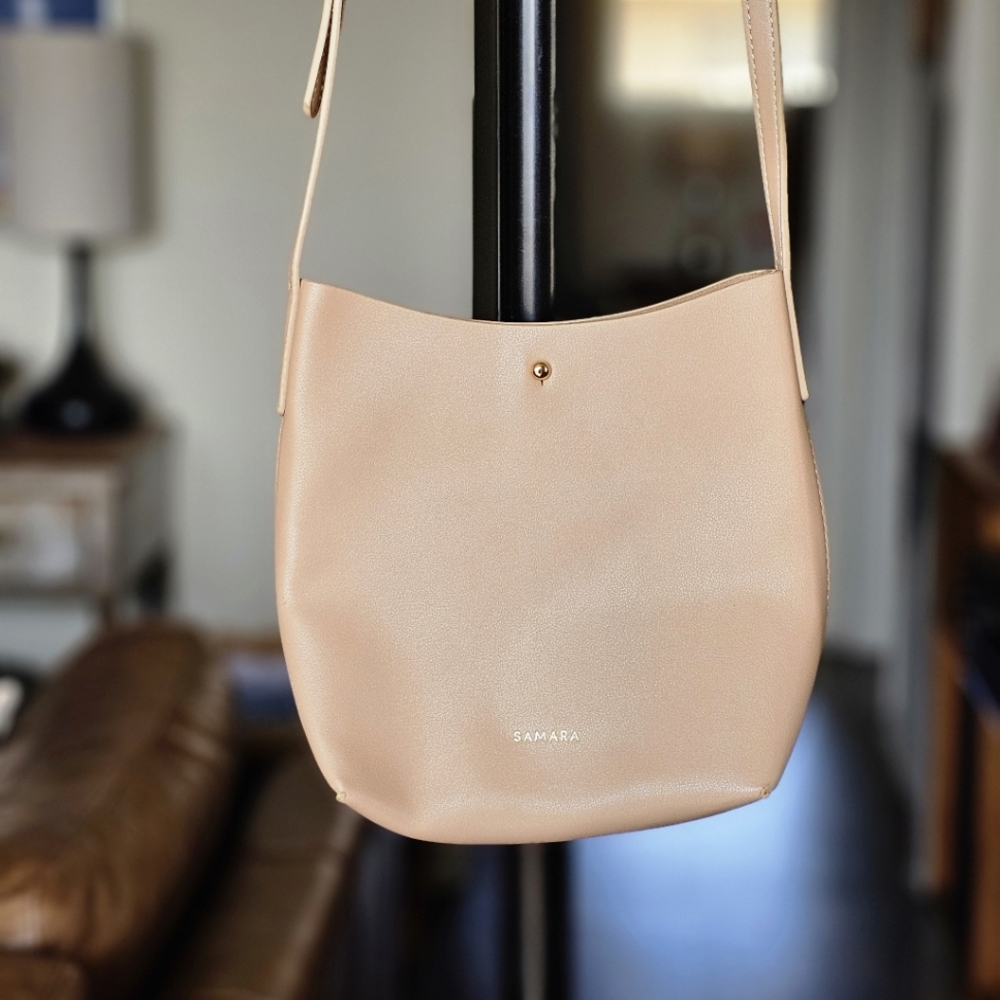 Samara Vegan Leather Small Shoulder Bag - Picture 2 of 4